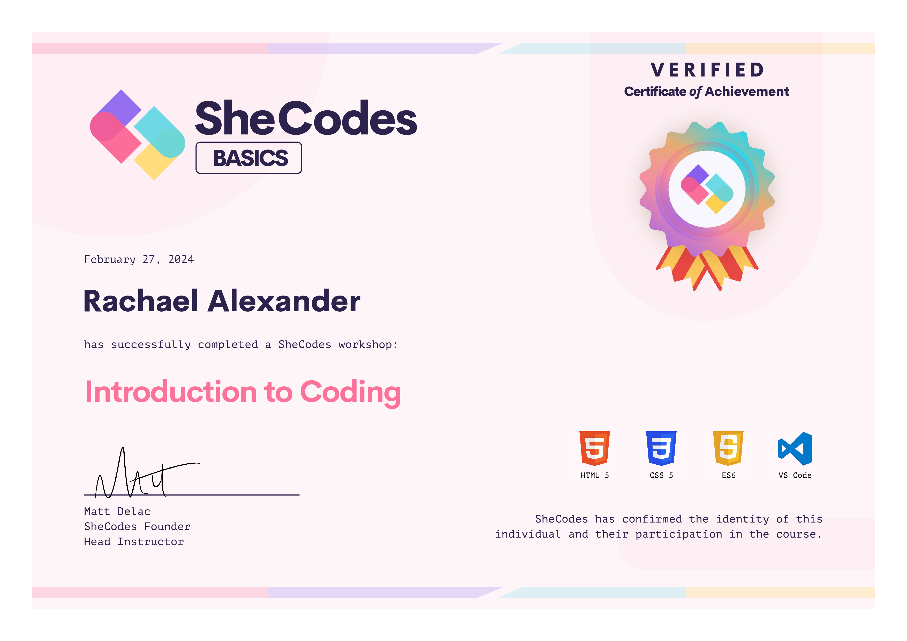 Introduction to Coding